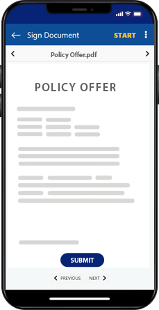 Agent-presents-policy-offer