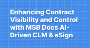 enhance contract visibility & control