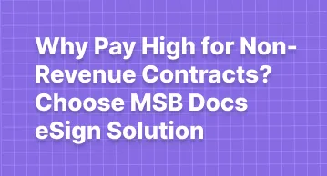MSB Docs eSign Solution