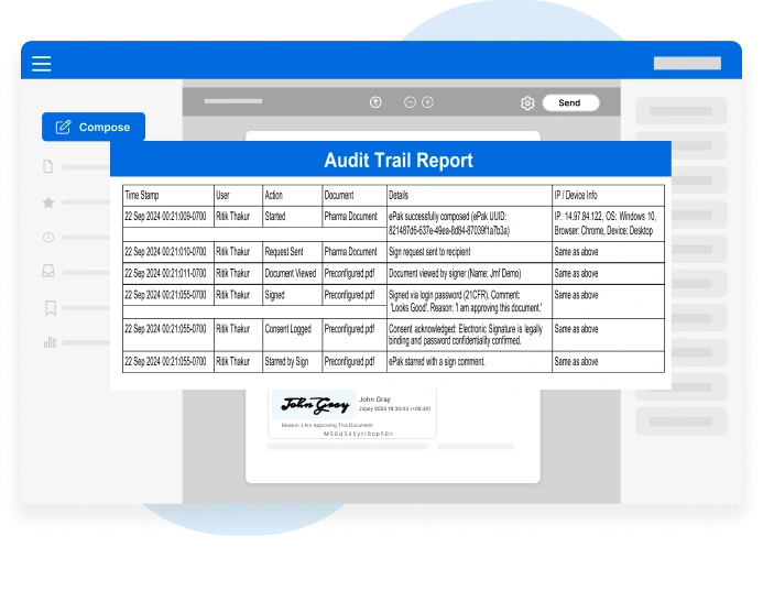 Complete Audit Trails for Every Signature
