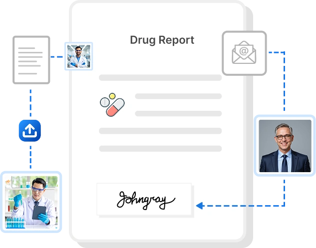 Pharma hero section image